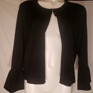 Tommy Hilfiger Black Shrug Bell Sleeve Sweater